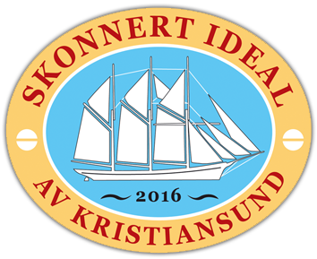 Skonnert Ideal av Kristiansund 2016 emblem